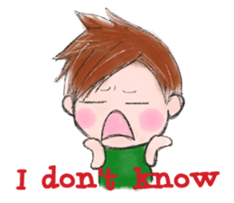 Schoolchild Akkun(English) sticker #2629379