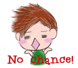 Schoolchild Akkun(English) sticker #2629380