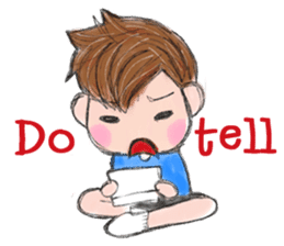 Schoolchild Akkun(English) sticker #2629384