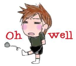 Schoolchild Akkun(English) sticker #2629385