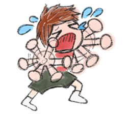 Schoolchild Akkun(English) sticker #2629386