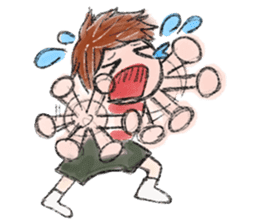 Schoolchild Akkun(English) sticker #2629386