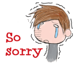 Schoolchild Akkun(English) sticker #2629387