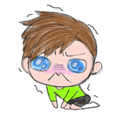 Schoolchild Akkun(English) sticker #2629388