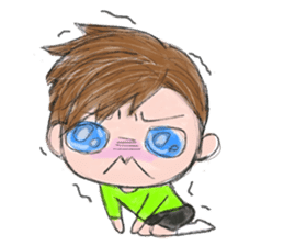 Schoolchild Akkun(English) sticker #2629388