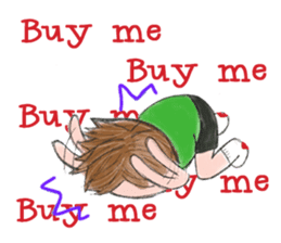 Schoolchild Akkun(English) sticker #2629389