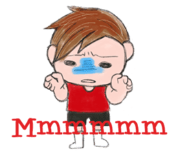 Schoolchild Akkun(English) sticker #2629390