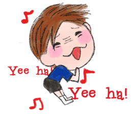 Schoolchild Akkun(English) sticker #2629392