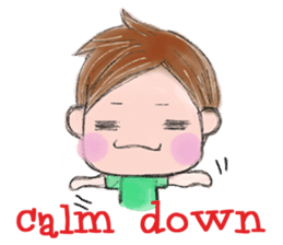 Schoolchild Akkun(English) sticker #2629396