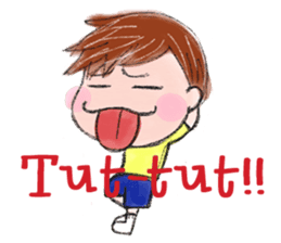 Schoolchild Akkun(English) sticker #2629401