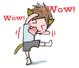 Schoolchild Akkun(English) sticker #2629404