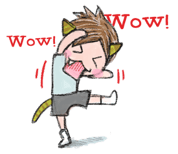 Schoolchild Akkun(English) sticker #2629404