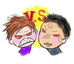 Schoolchild Akkun(English) sticker #2629405