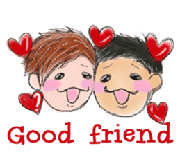 Schoolchild Akkun(English) sticker #2629406