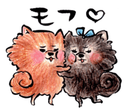 Pome-Manian sticker #2629936