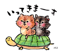 Pome-Manian sticker #2629938