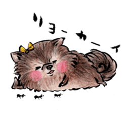 Pome-Manian sticker #2629942