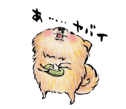 Pome-Manian sticker #2629947