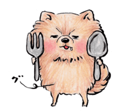 Pome-Manian sticker #2629949