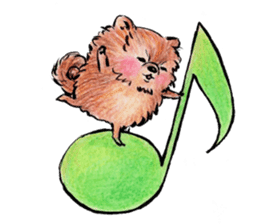 Pome-Manian sticker #2629950