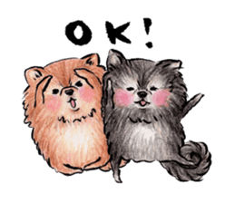 Pome-Manian sticker #2629963