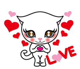 Sara & Sera of a Cat sticker #2629975