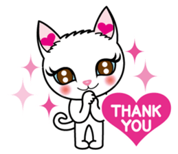 Sara & Sera of a Cat sticker #2630003