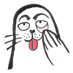 Sea lion's stickers of nonsense gags