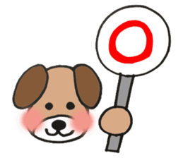 Dog Tomochan sticker #2630705