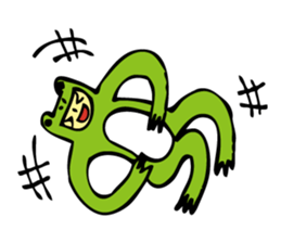 Costume of the frog (kigurumikaerusan) sticker #2630869