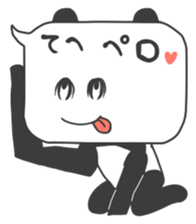 CUTE! KAWAII! spark joy PANDA sticker #2631069