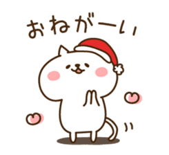 Santa Claus cat sticker #2631611