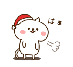 Santa Claus cat sticker #2631620