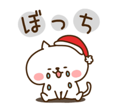 Santa Claus cat sticker #2631626