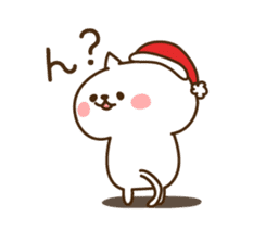 Santa Claus cat sticker #2631631