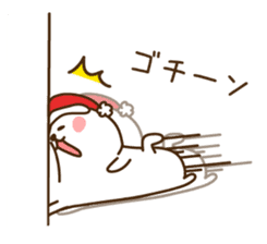 Santa Claus cat sticker #2631648