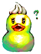 Rubber duck "Barbara" sticker #2631993