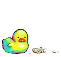 Rubber duck "Barbara" sticker #2632002
