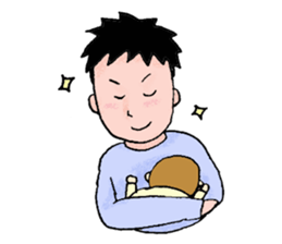 handwritten family sticker sticker #2632116