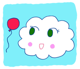 moku moku kumokosan sticker #2632136