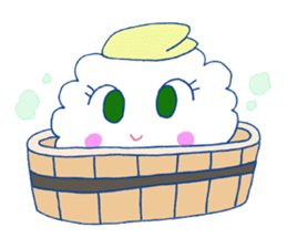 moku moku kumokosan sticker #2632140