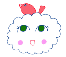 moku moku kumokosan sticker #2632141