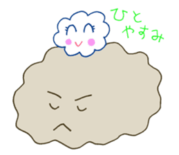 moku moku kumokosan sticker #2632142