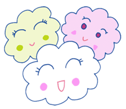 moku moku kumokosan sticker #2632155