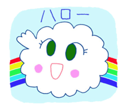 moku moku kumokosan sticker #2632161