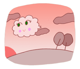 moku moku kumokosan sticker #2632168