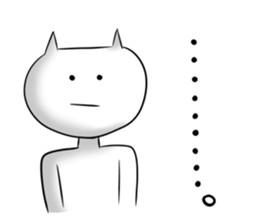 Funny voice cat sticker #2632408