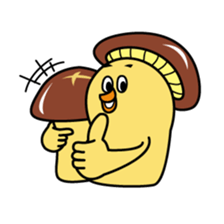 Shiitakeman 1 sticker #2633739