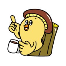 Shiitakeman 1 sticker #2633753