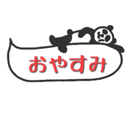 Fushupan of surreal panda. sticker #2634446